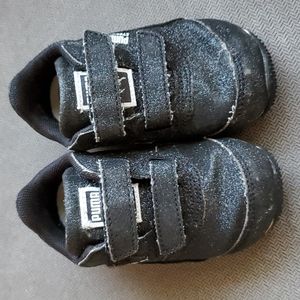 Puma Black Sparkly Toddler Shoes Size 5C